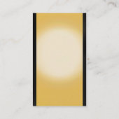 Modern Monogram Professional Visitekaartje (Achterkant)