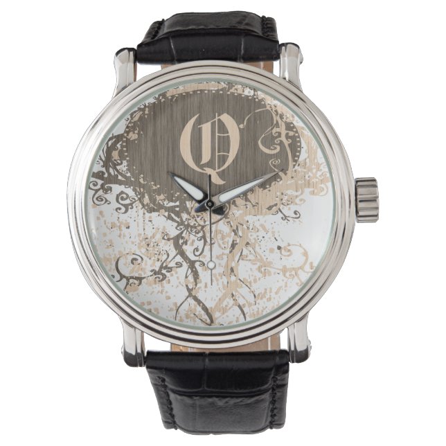 Modern Monogram Q Horloge (Voorkant)