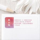 Modern Monogram Retouradres Label (Insitu)