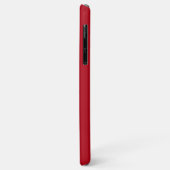 Modern Monogram Rood Case-Mate iPhone Case (Achterkant/links)