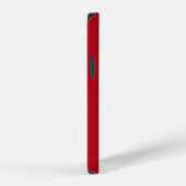 Modern Monogram Rood iPhone Hoesje (Rechterkant)
