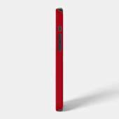 Modern Monogram Rood iPhone Hoesje (Linkerkant)