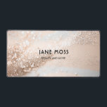 Modern, Monogram, Salon, Glitter (Imiteer) Bureaumat<br><div class="desc">Modern,  Monogram,  Salon,  Glitter (Imiteer) Ontwerp. Klantspecifiek,  bewerk jouw namen in seconden.</div>