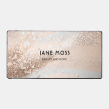 Modern, Monogram, Salon, Glitter (Imiteer)