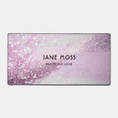 Modern, Monogram, Salon, Glitter (Imiteer) Bureaumat (Voorkant)