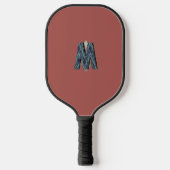 Modern Monogram | Schoon Minimalist Pickleball Paddle (Voorkant)