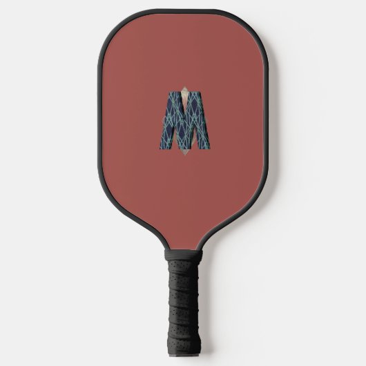 Modern Monogram | Schoon Minimalist Pickleball Paddle (Voorkant)