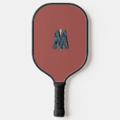 Modern Monogram | Schoon Minimalist Pickleball Paddle (Achterkant)