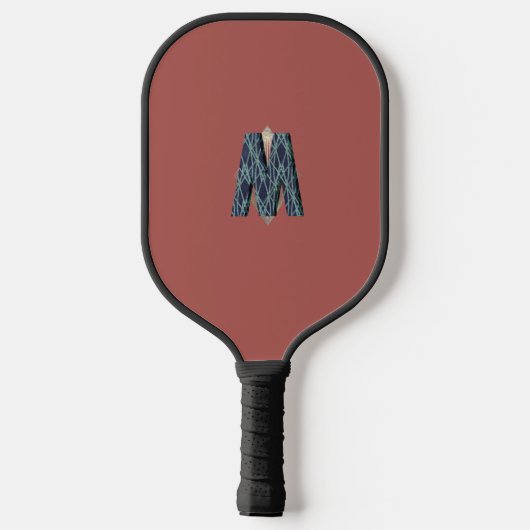 Modern Monogram | Schoon Minimalist Pickleball Paddle (Achterkant)