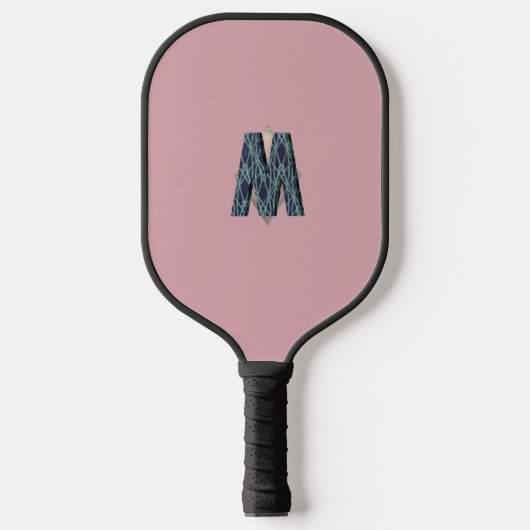 Modern Monogram | Schoon Minimalist Pickleball Paddle (Voorkant)