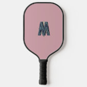 Modern Monogram | Schoon Minimalist Pickleball Paddle (Achterkant)