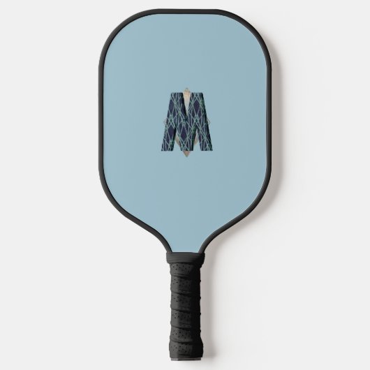 Modern Monogram | Schoon Minimalist Pickleball Paddle (Voorkant)
