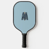 Modern Monogram | Schoon Minimalist Pickleball Paddle (Achterkant)