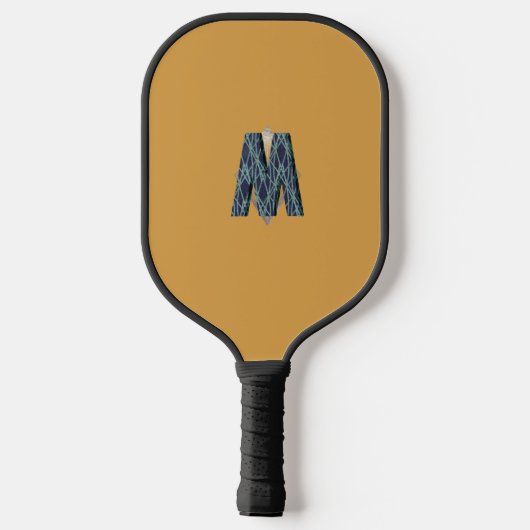 Modern Monogram | Schoon Minimalist Pickleball Paddle (Achterkant)