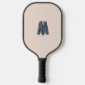 Modern Monogram | Schoon Minimalist Pickleball Paddle (Achterkant)