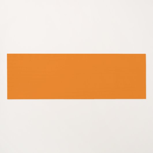 Modern Monogram Sinaasappel Yogamat (Achterkant (horizontaal))