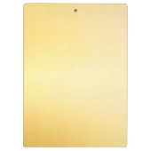 Modern Monogram Sjabloon Elegant Gold Professional Klembord (Achterkant)