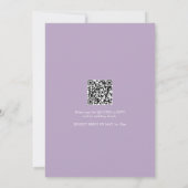 Modern Monogram slaat de datum op Save The Date (Achterkant)
