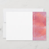 Modern Monogram slaat de datum op Save The Date (Achterkant)