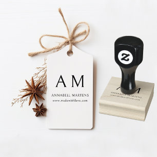 Modern, Monogram, stempel