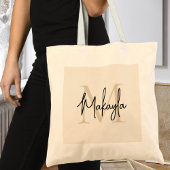 Modern Monogram  Tote Bag