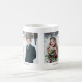 Modern Monogram | Twee fotorasters Koffiemok (Center)