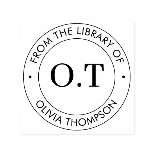 modern Monogram uit de bibliotheek van Zelfinktende Stempel (Design)