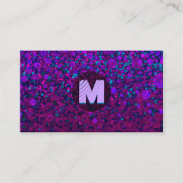 Modern Monogram Visitekaartje