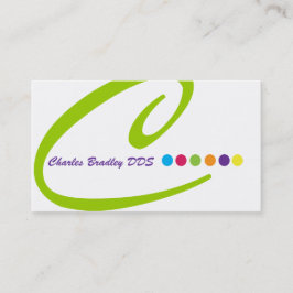 Modern Monogram Visitekaartje