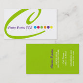 Modern Monogram Visitekaartje (Voorkant / Achterkant)