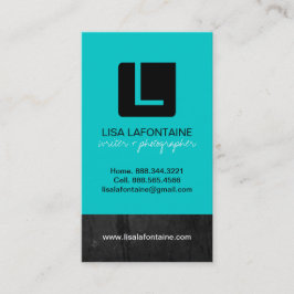 Modern Monogram Visitekaartje