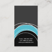 Modern Monogram Visitekaartje (Achterkant)