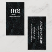 Modern Monogram Visitekaartje (Voorkant / Achterkant)