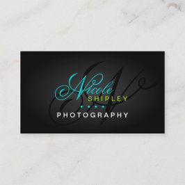 Modern Monogram Visitekaartje