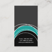 Modern Monogram Visitekaartje (Achterkant)