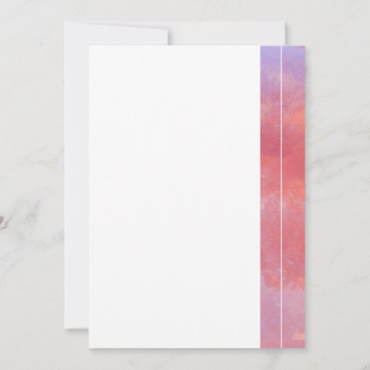 Modern Monogram Vrijgezellenfeest Kaart (Achterkant)