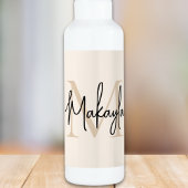 Modern Monogram  Waterfles