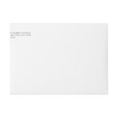 Modern Monogram Weddenschap (Voorkant)