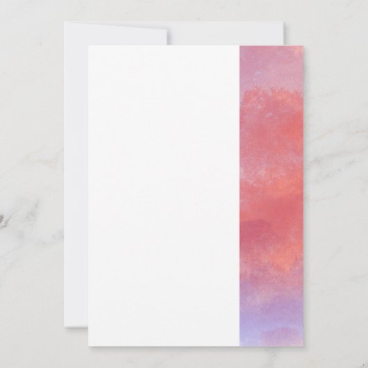 Modern Monogram Weddenschap Kaart (Achterkant)