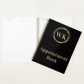 Modern Monogram Zakelijk Afsprakenboek Planner (Display)