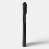 Modern Monogram zwart Case-Mate iPhone Case (Achterkant / Rechts)