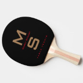 Modern Monogram zwart Tafeltennisbatje (Zijkant)