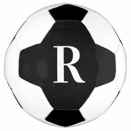 Modern Monogram zwart-wit Voetbal