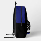 Modern Monogrammed EMT EMS Dunne witte lijn vlag Bedrukte Rugzak (Links)