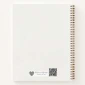 Modern Monogrammed Guest Book | Elegant Foil Initi Notitieboek (Achterkant)