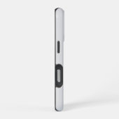 Modern Monogrammed Initiaal A & Naam Gepersonalise iPhone Hoesje (Rechterkant)