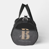 Modern Monogrammed Initiaal B & Naam Gepersonalise Plunjezak (Rechts)