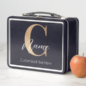 Modern Monogrammed Initiaal C & Naam Gepersonalise (In situ)