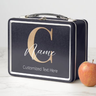 Modern Monogrammed Initiaal C & Naam Gepersonalise