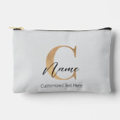 Modern Monogrammed Initiaal C & Naam Gepersonalise Etui (Voorkant)